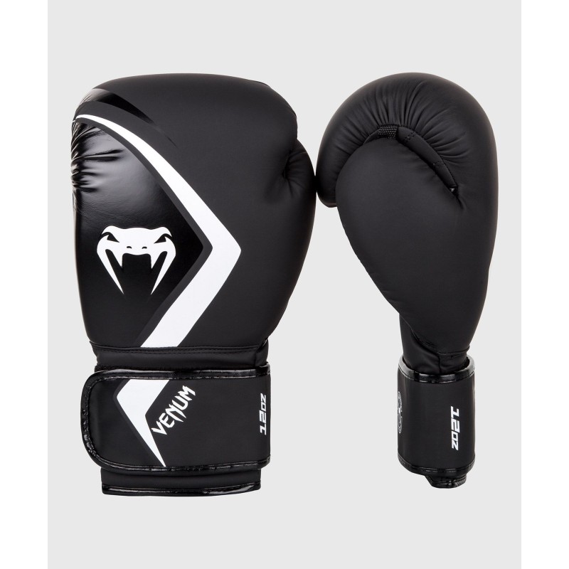 Guantes de Boxeo Venum Contender 2.0 - Negro/Gris-Blanco