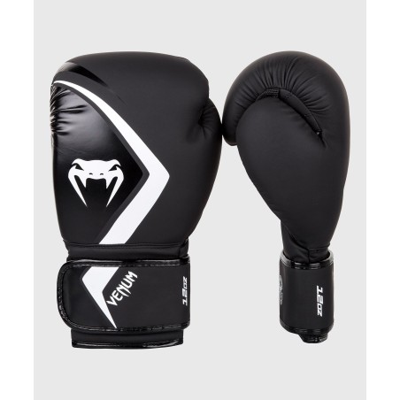 Guantes de Boxeo Venum Contender 2.0 - Negro/Gris-Blanco - VENUM-03540-522