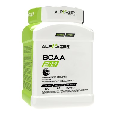 ALPHAZER BCAA 2:1:1 300 compresse - ALPHAZER BCAA 2:1:1 300 compresse