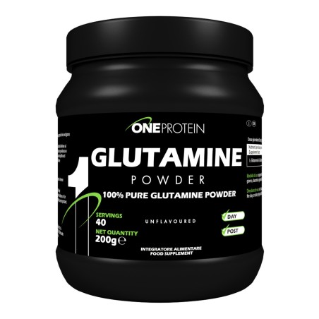 ONE PROTEIN Glutamina en Polvo 200 gramos - ONE PROTEIN Glutamina en Polvo 200 gramos