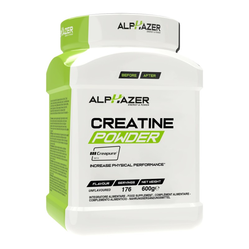 ALPHAZER Créatine Poudre 600 grammes