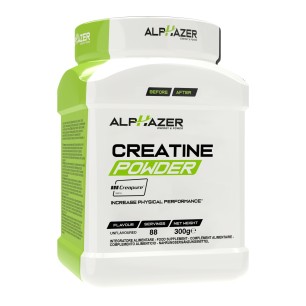 Alphazer Creatina en Polvo 300gr - ALPHAZER Creatina en Polvo 300 gramos