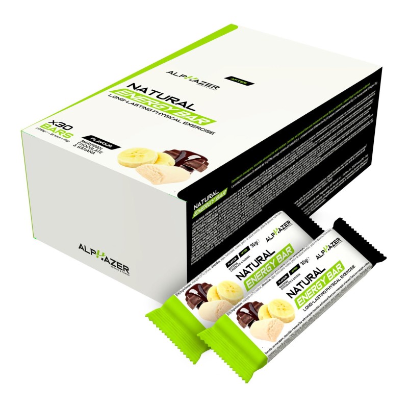 ALPHAZER Natural Energy Bar 30 barrette da 35 grammi