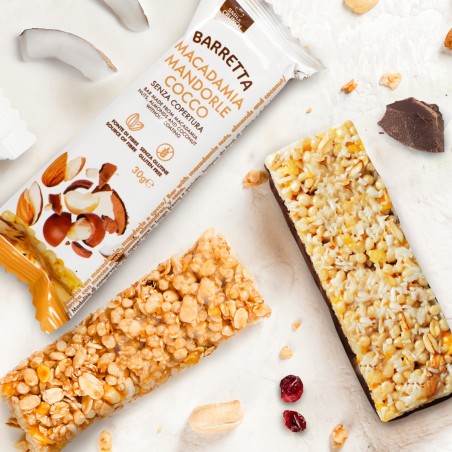 Smile Crunch Bar Macadamia Amande Noix De Coco Sans Couvercle