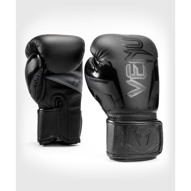 Guantes de boxeo Venum Elite Evo - Negro/Negro - VENUM-04260-114