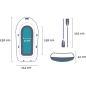 Ensemble Intex Canotto Challenger 2