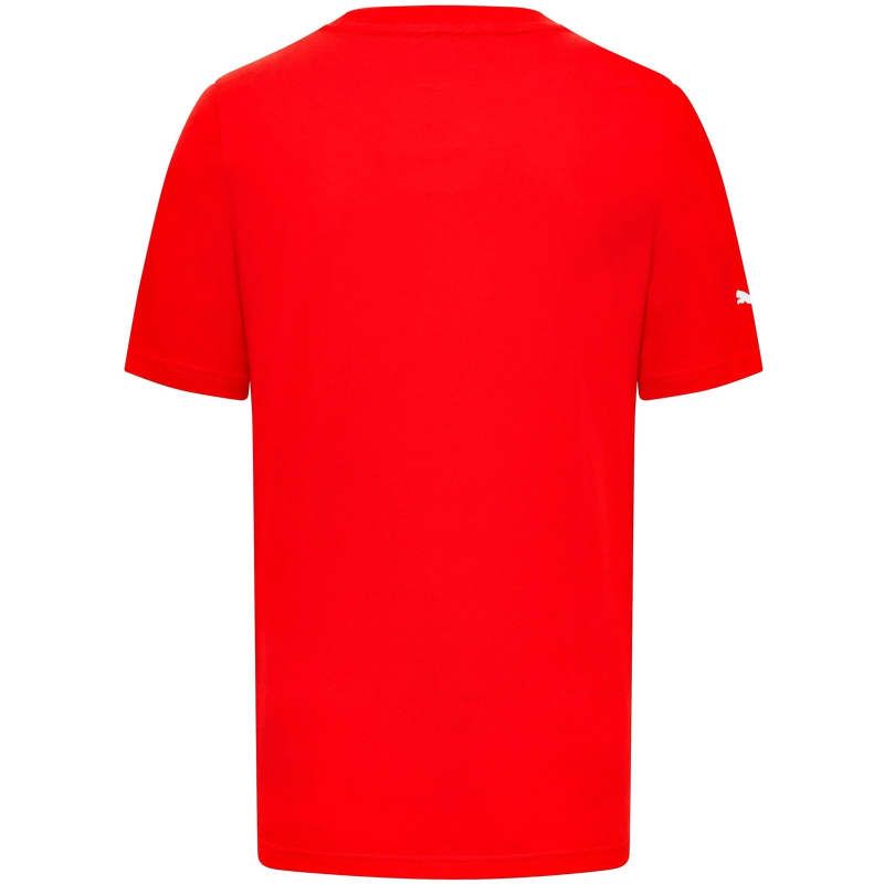 Camiseta roja escudo grande para niños Scuderia Ferrari F1