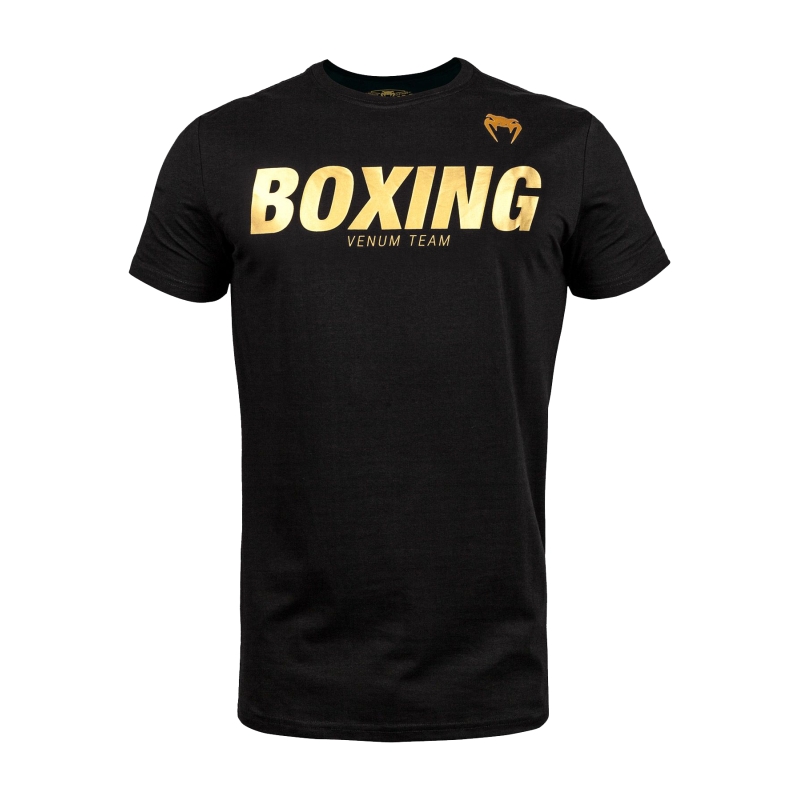 Venum T-Shirt Boxing Vt Schwarz/Gold