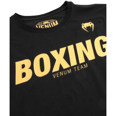 T-Shirt Venum Boxing Vt Noir/Or - VENUM-03731-126