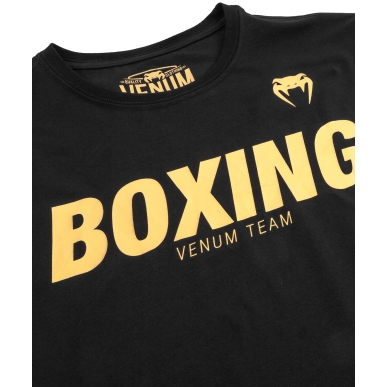 Venum T-Shirt Boxing Vt Schwarz/Gold – VENUM-03731-126