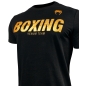 Venum T-Shirt Boxing Vt Schwarz/Gold