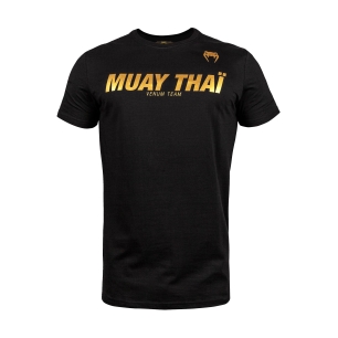 Camiseta Venum Muay Thai Vt Negro/Oro - VENUM-03733-126