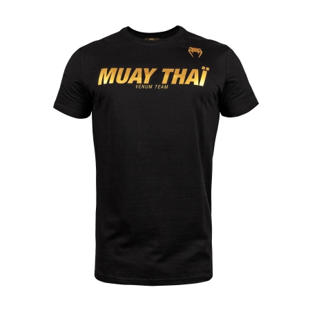 Venum T-Shirt Muay Thai Vt Black/Gold - VENUM-03733-126