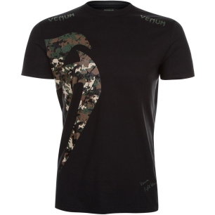 Camiseta Venum Original Giant Black/Forest Camo - VENUM-02597-121