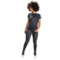 T-Shirt Venum Phantom Dry Tech Noir/Rouge Donna