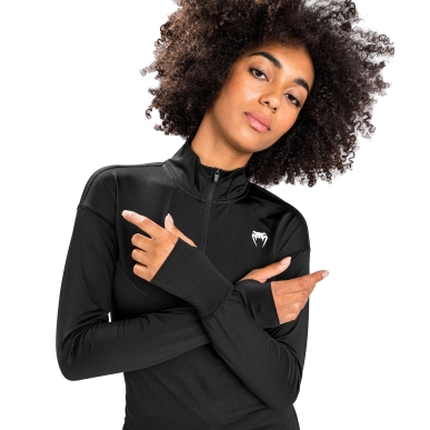 Venum Essential Base Layer Top Black Donna - VENUM-04743-001