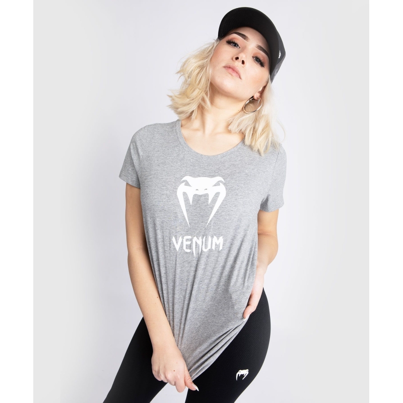 Camiseta Venum Classic Light Heather Grey Donna