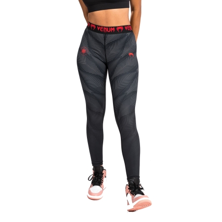 Venum Phantom Leggings Black/Red - VENUM-04698-100