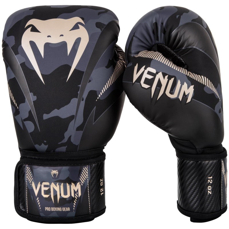 Gants de boxe Venum Impact - Camo foncé/Sable