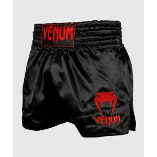 PANTALONCINI MUAY THAI CLASSIC VENUM - NERO/ROSSO