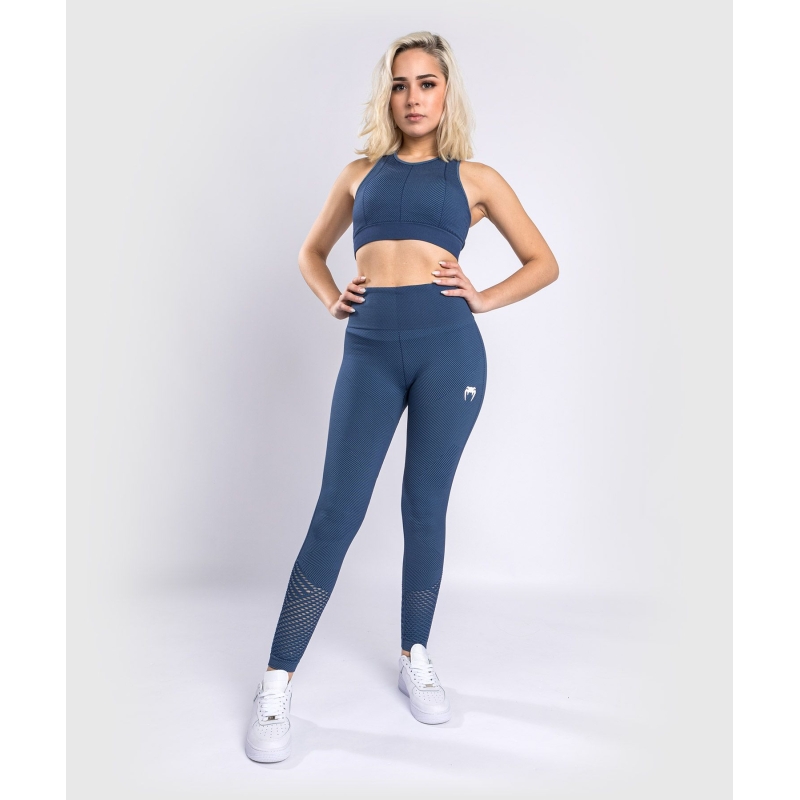 Venum Sparring Seamless 7/8 Leggings Navy Blue Donna