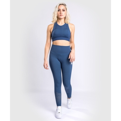 Legging Venum Sparring Seamless 7/8 Bleu Marine Donna - VENUM-04460-018