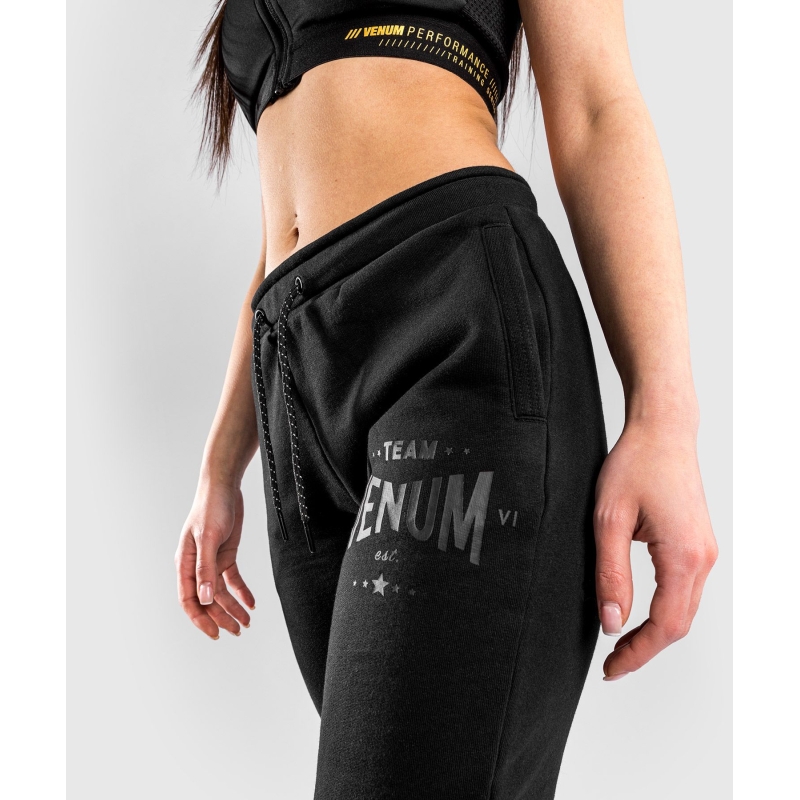 Joggers Venum Team 2.0 Negro/Negro Mujer