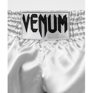 Venum Classic Muay Thai Shorts Silver/Black