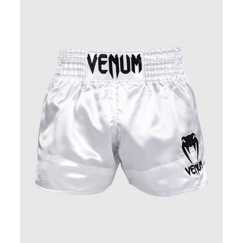 Shorts Venum Classic Muay Thai Blanco/Negro