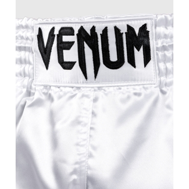 Shorts Venum Classic Muay Thai Blanco/Negro - VENUM-03813-002