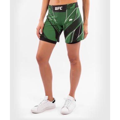 Venum Ufc Authentic Fight Night Shorts Long Fit Green Donna - VNMUFC-00019-005