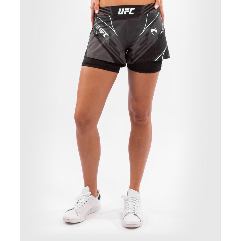 Venum Ufc Authentic Fight Night Shorts Short Fit Black Donna