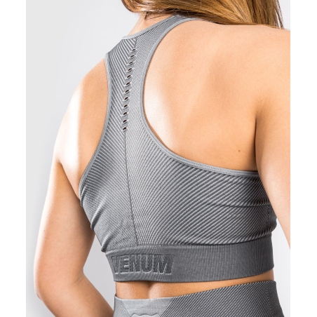 Venum Sparring Seamless Sports Bra Dark Grey Donna