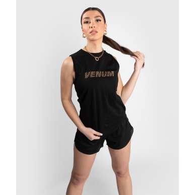 Venum Lightning Tank Top Black/Gold Donna - VENUM-04594-126