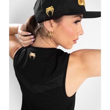 Venum Lightning Tank Top Black/Gold Donna - VENUM-04594-126