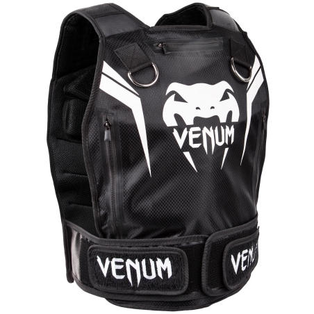 Venum Elite Weighted Vest Black/White - VENUM-03333-108