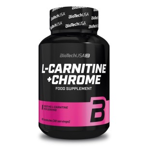 BioTechUSA L-Carnitina + Chrome 60 cápsulas -