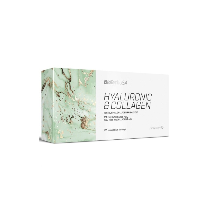 BioTechUSA Hyaluron & Kollagen 120 Kapseln