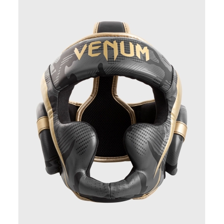 Casco de Boxeo Venum Elite Camo Oscuro/Oro - VENUM-1395-535