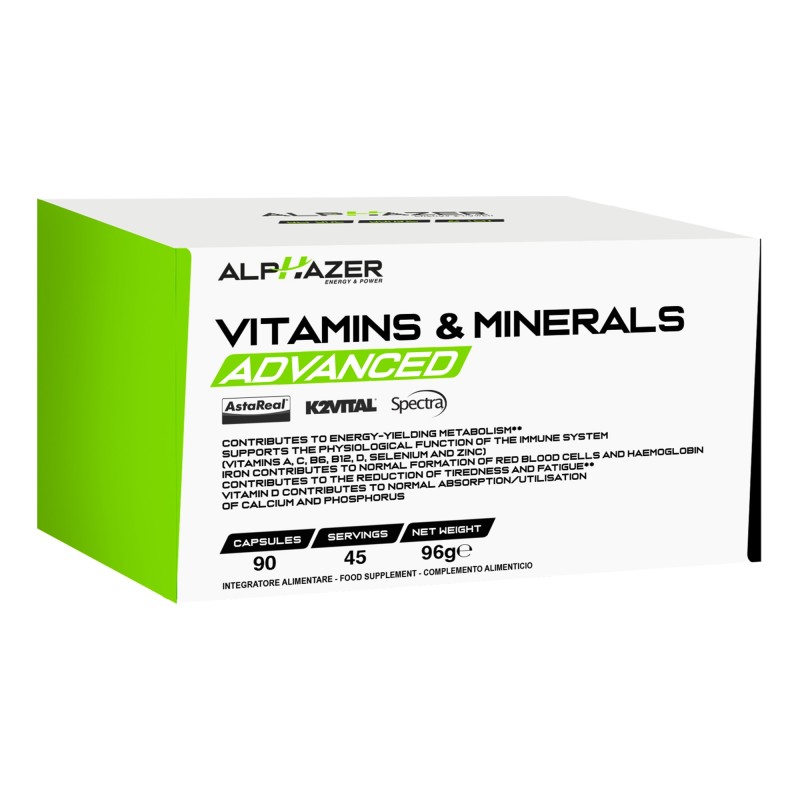 ALPHAZER Vitaminas y Minerales Avanzado 90 Cápsulas