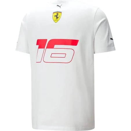 T-shirt Scuderia Ferrari F1 Charles Leclerc Monaco Gp