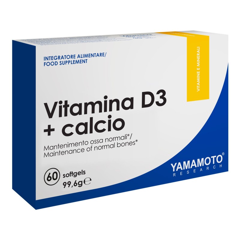 Yamamoto Vitamine D3 + Calcium 60 Gélules