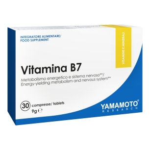 Yamamoto Vitamina B7 Biotina 400mcg 30 Compresse - Vitamina B7 Biotina 400mcg 30 compresse
