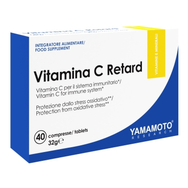 Yamamoto Vitamin C Retard 500 40 Tablets - Vitamina C Retard 500 40 compresse