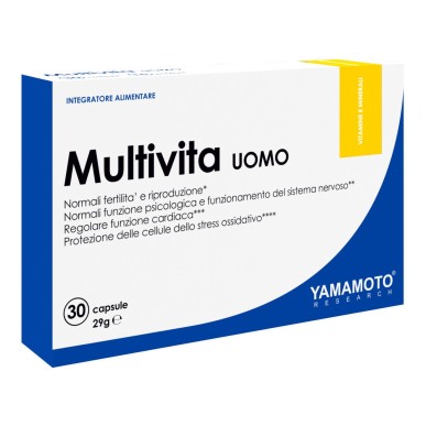 Yamamoto Multivita Uomo 30 Capsule - Multivita UOMO 30 capsule