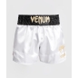 Venum Classic Muay Thai Short – Weiss/Gold/Schwarz