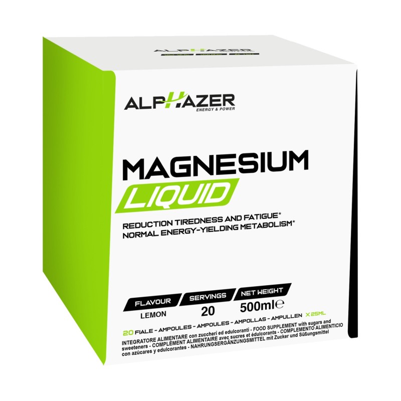 ALPHAZER Magnésium Liquide 20 Fiale 25ml