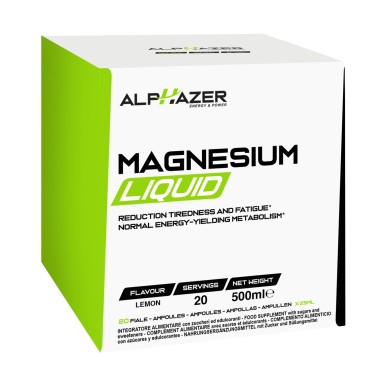 ALPHAZER Magnésium Liquide 20 Fiale 25ml -