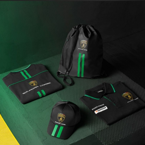 The new collection of Lamborghini Squadra Corse shirts and polo shirts: style and performance on offer on TockBlack.com